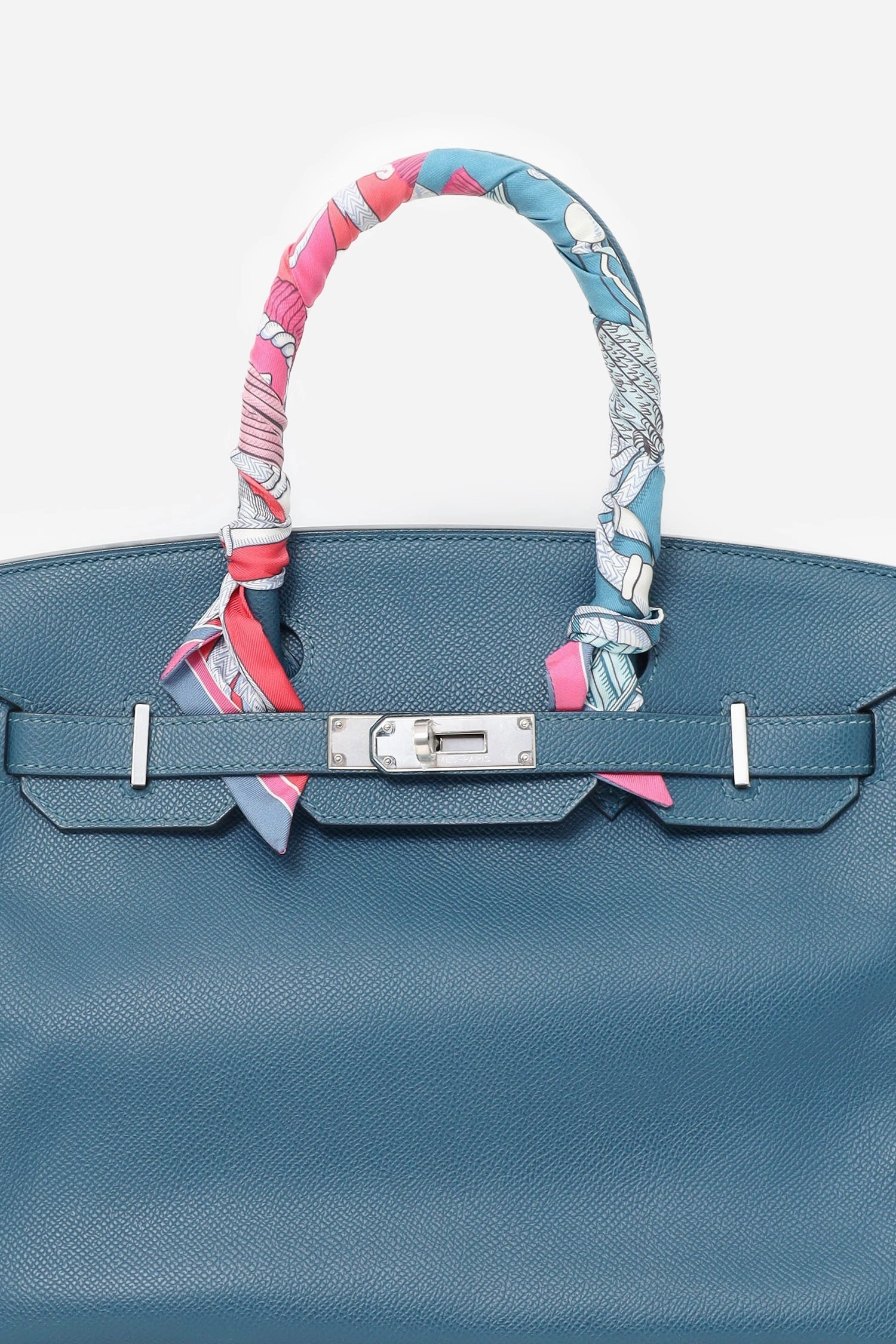 Hermes 2013 1P Colvert (Navy) Epsom Leather Birkin 30 with SHW