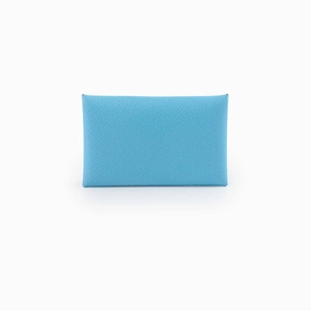 Hermes Calvi Blue Celeste Epsom