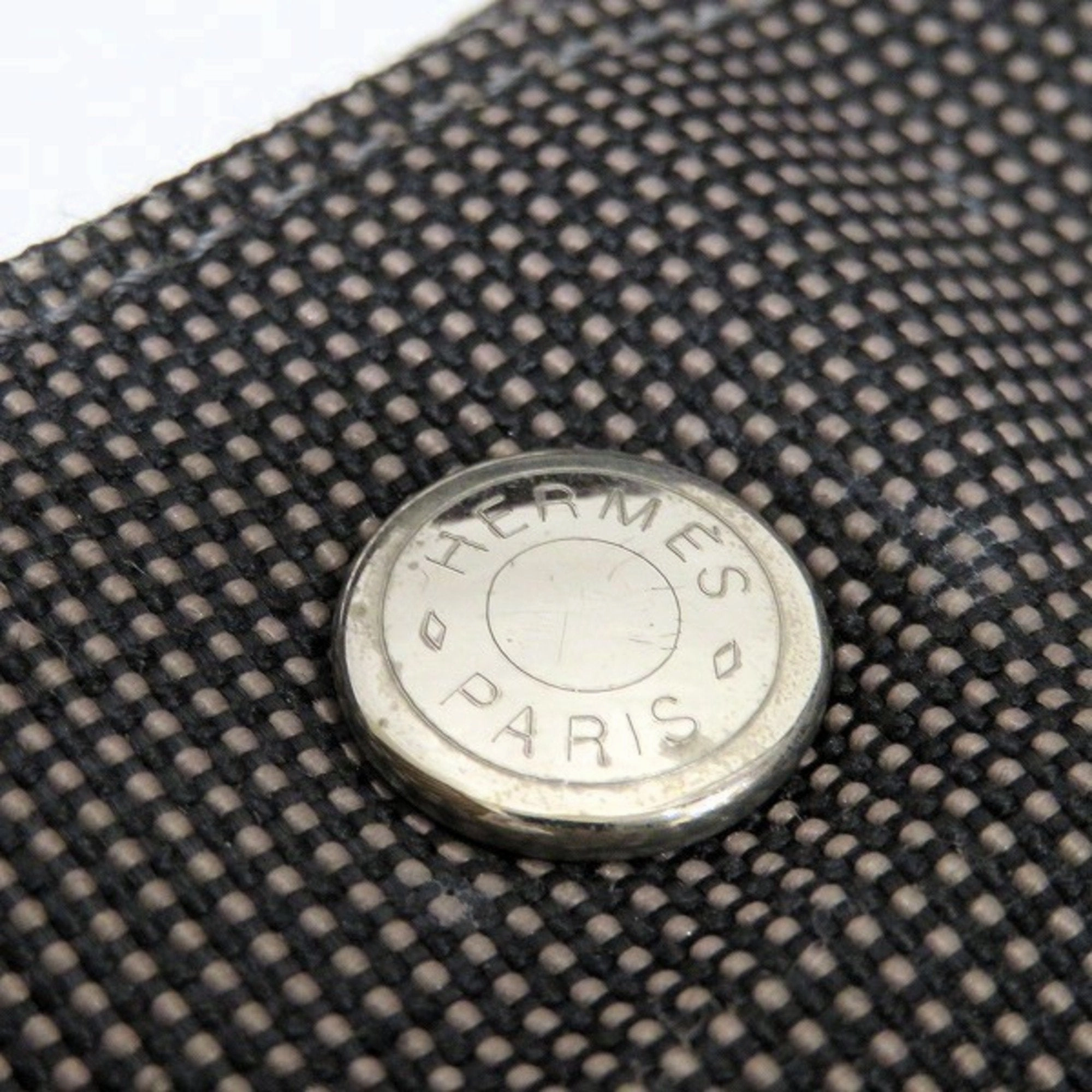 Hermes Canvas Handbag Tote Bag (Pre-Owned)