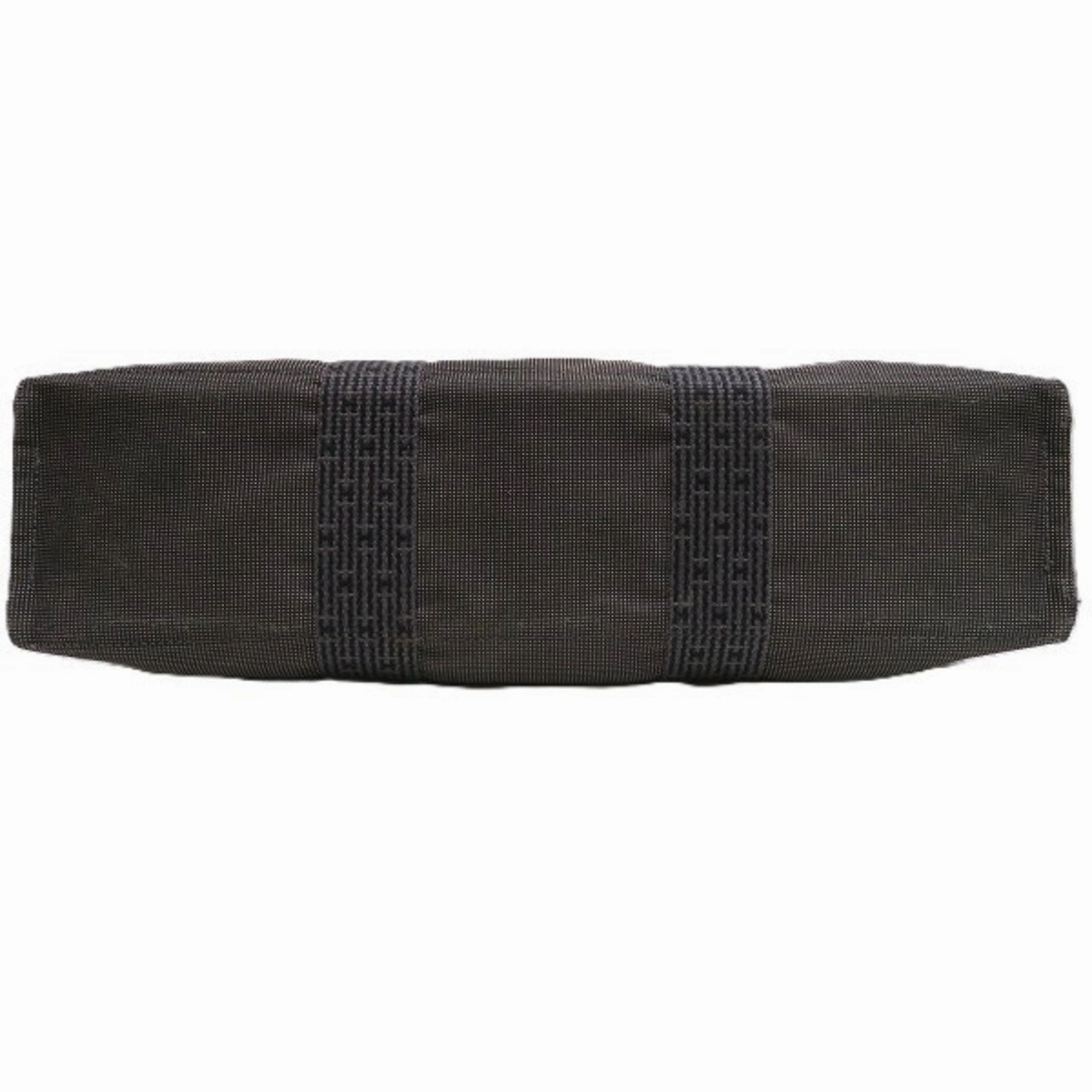Hermes Canvas Handbag Tote Bag (Pre-Owned)
