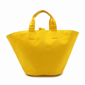 Hermes Canvas Leather Handbag Pouch Tote Bag (Pre-Owned)