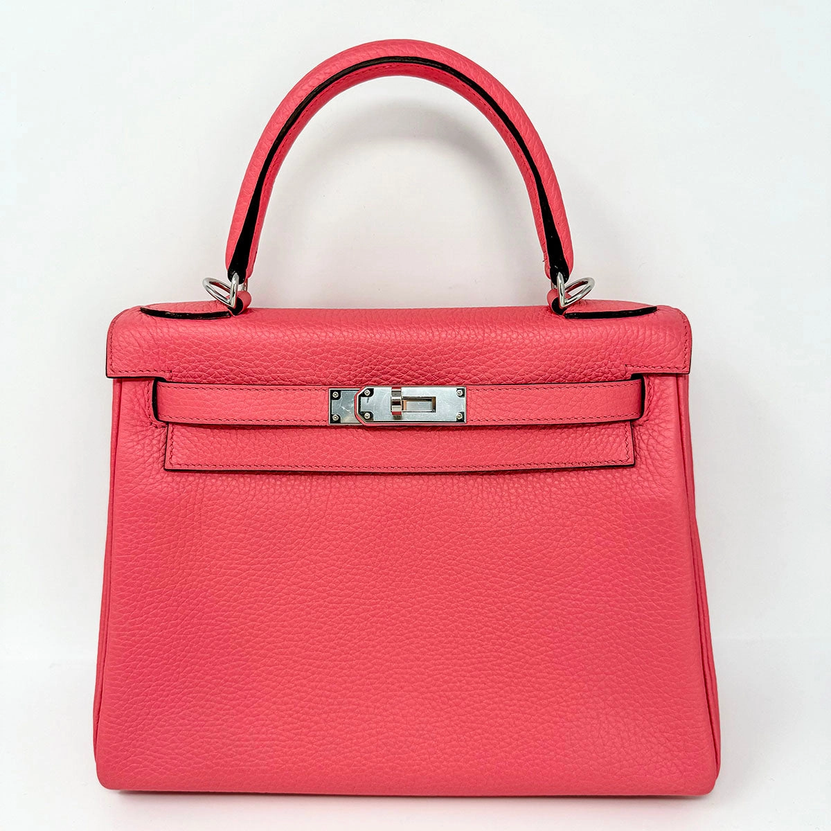 Hermes Clemence Kelly Retourne 28 Handle Bag