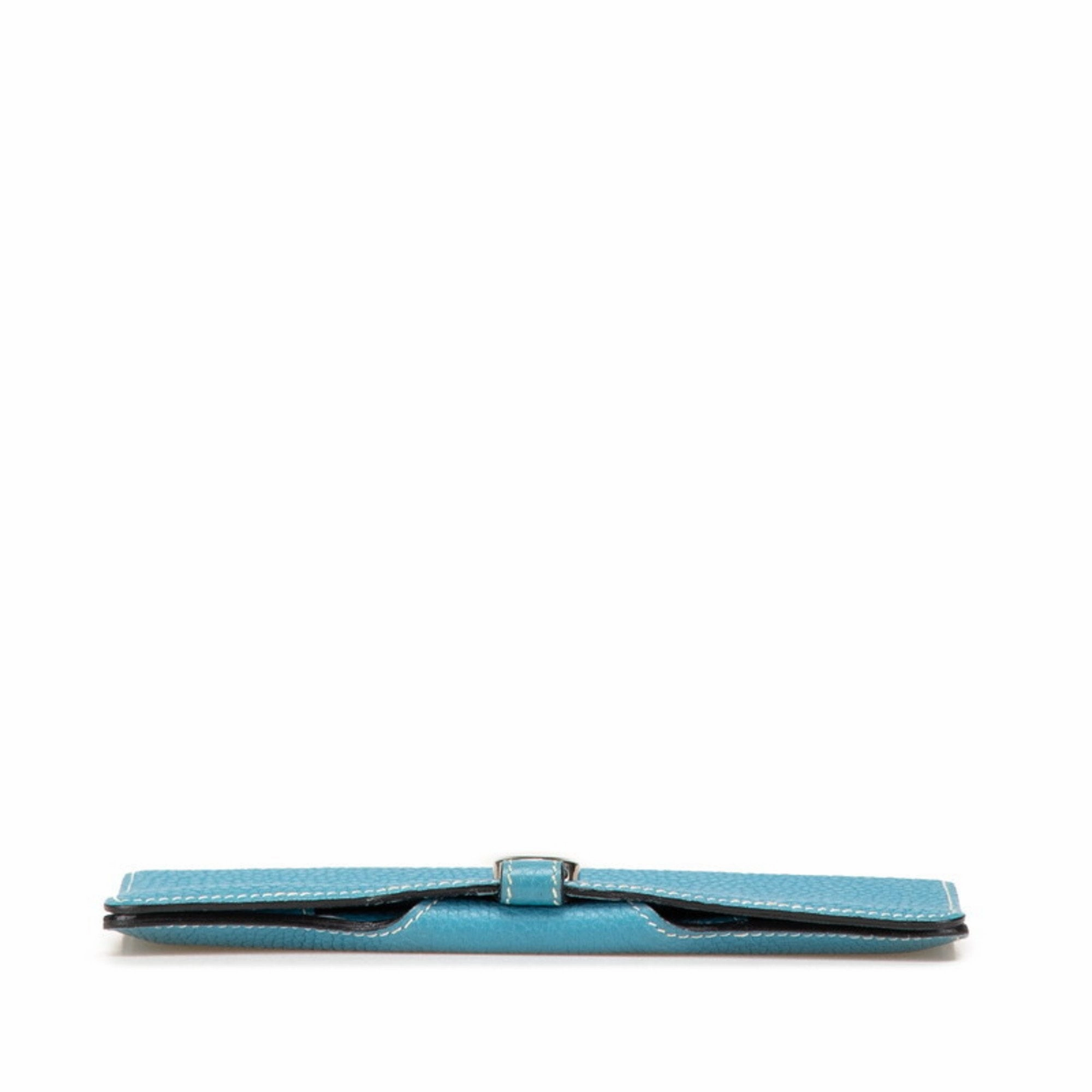 Hermes Dogon Taurillon Clemence Leather Coin Purse/Coin Case (Pre-Owned)