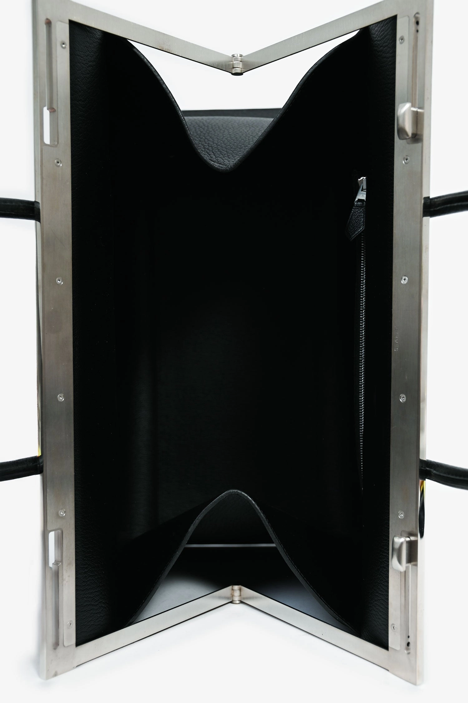 Herms 2005 Black Togo Leather 'Chamonix Hold Up Frame' Tote