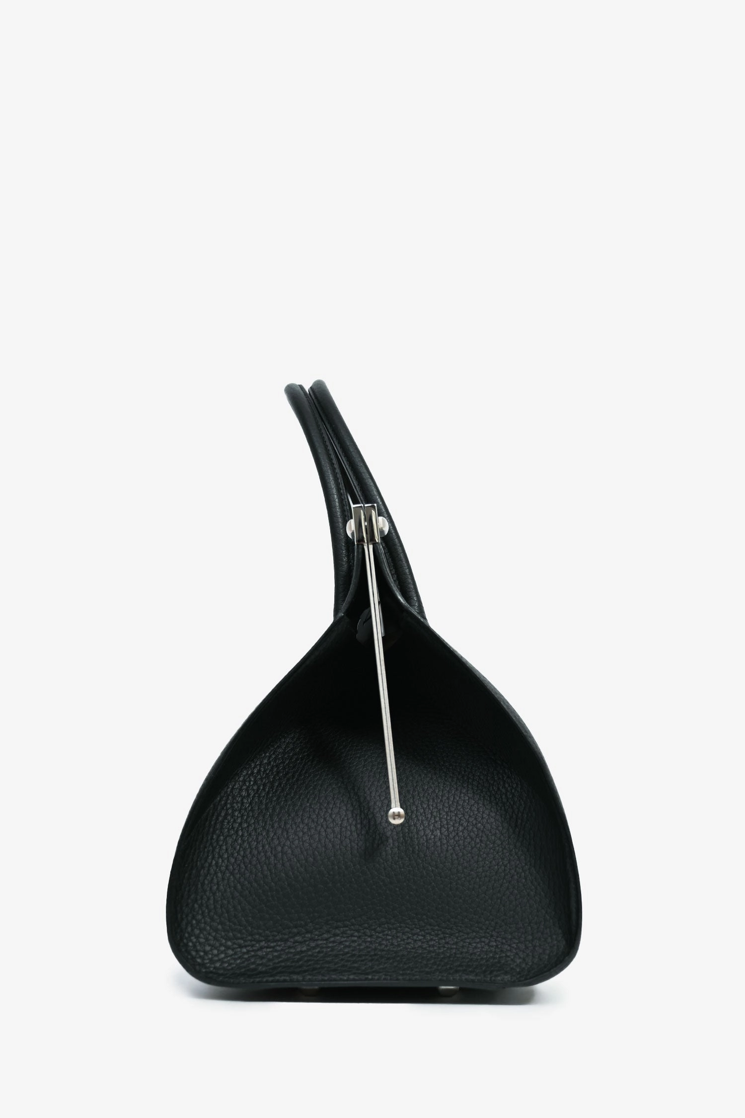 Herms 2005 Black Togo Leather 'Chamonix Hold Up Frame' Tote