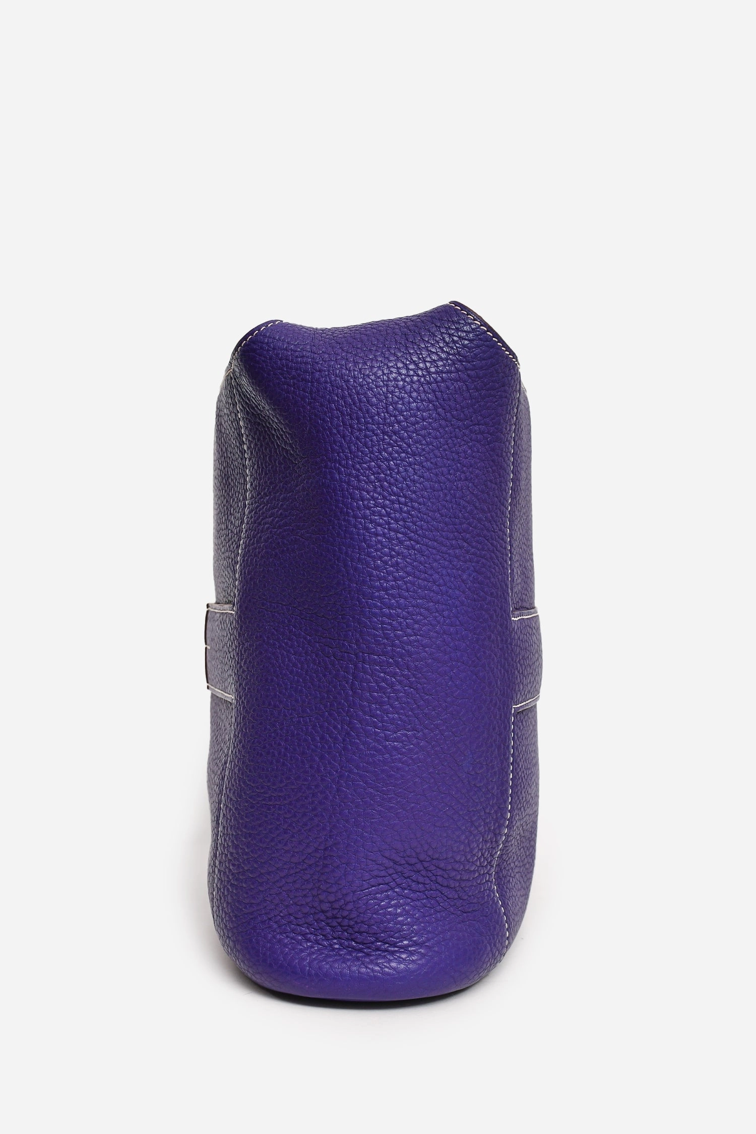 Herms 2010 Purple Clemence Leather Good News Crossbody Bag