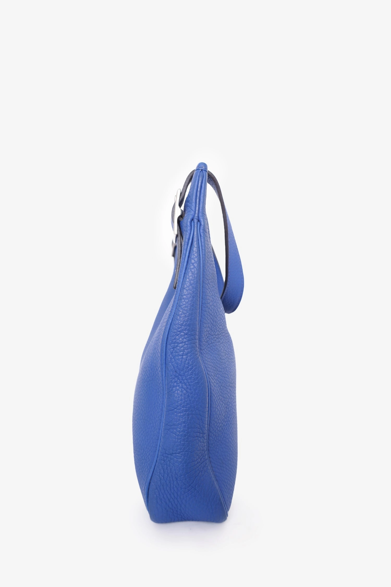 Herms 2012 Blue Togo Leather Massai Cut 32 Shoulder Bag with Strap