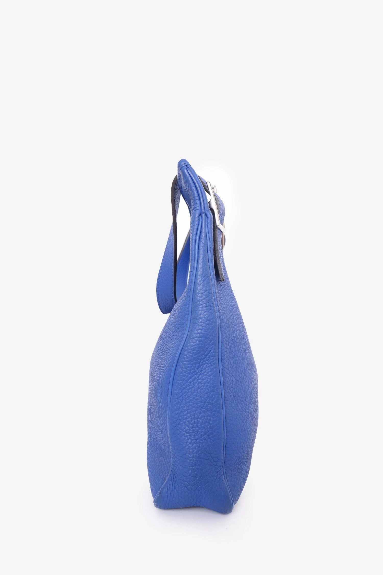 Herms 2012 Blue Togo Leather Massai Cut 32 Shoulder Bag with Strap