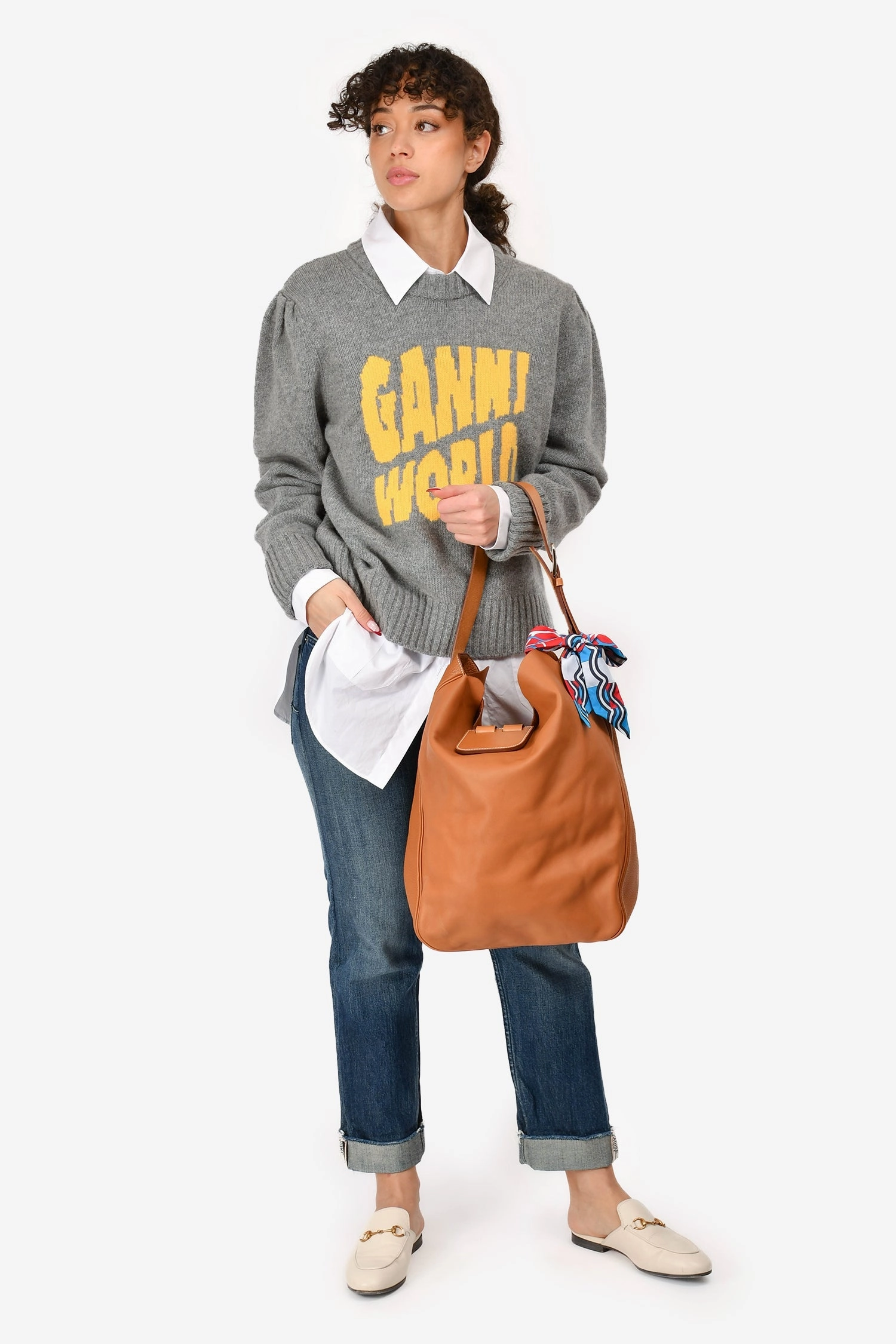 Herms 2015 Tan Swift & Clemence Virevolte 29 Shoulder Bag