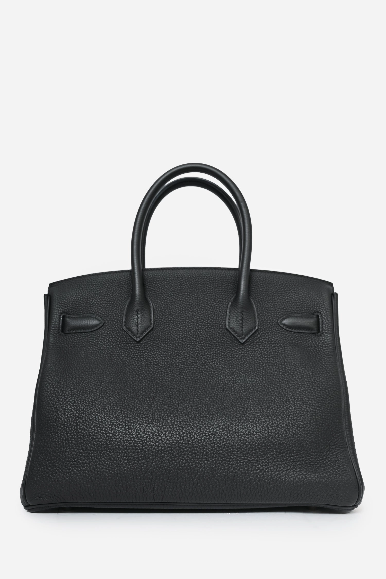 Herms 2017 Black Togo Leather Birkin 30 PHW