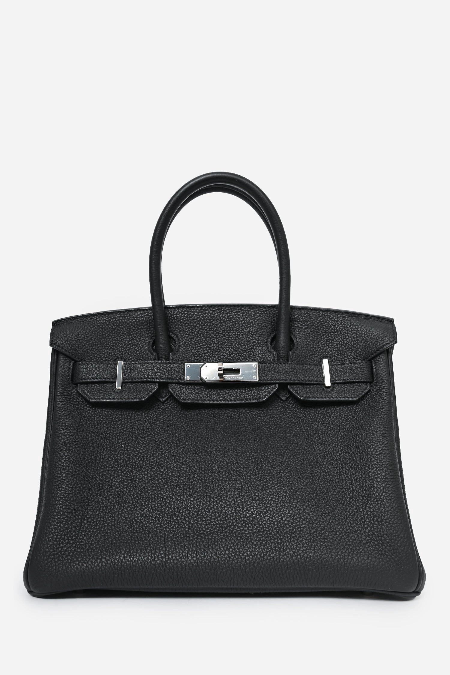 Herms 2017 Black Togo Leather Birkin 30 PHW