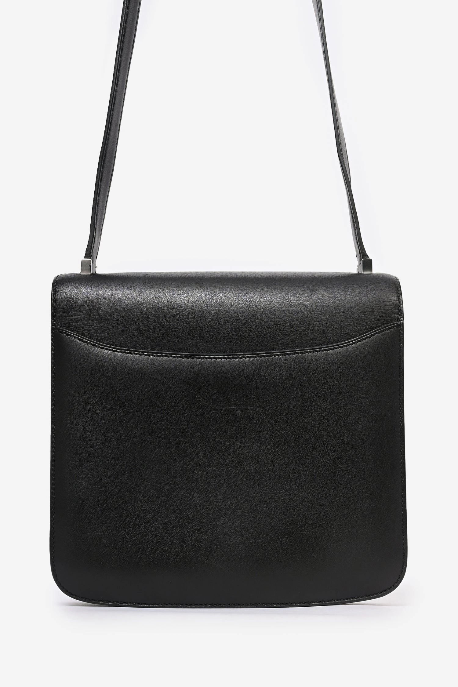 Herms 2018 Black Evercolor Leather 2002 20 Crossbody Bag