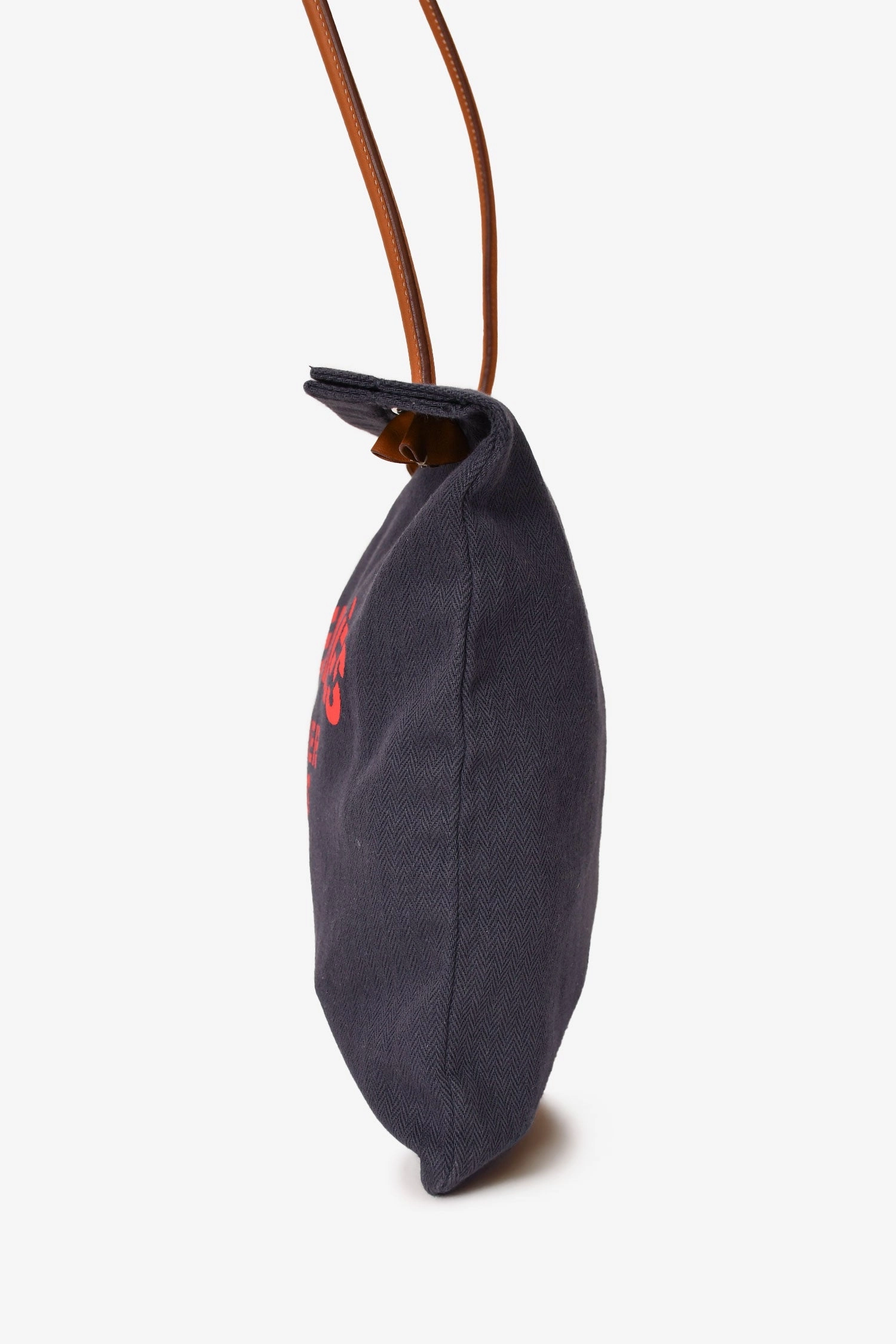 Herms 2019 Navy/Red Canvas Aline Grooming Crossbody Bag