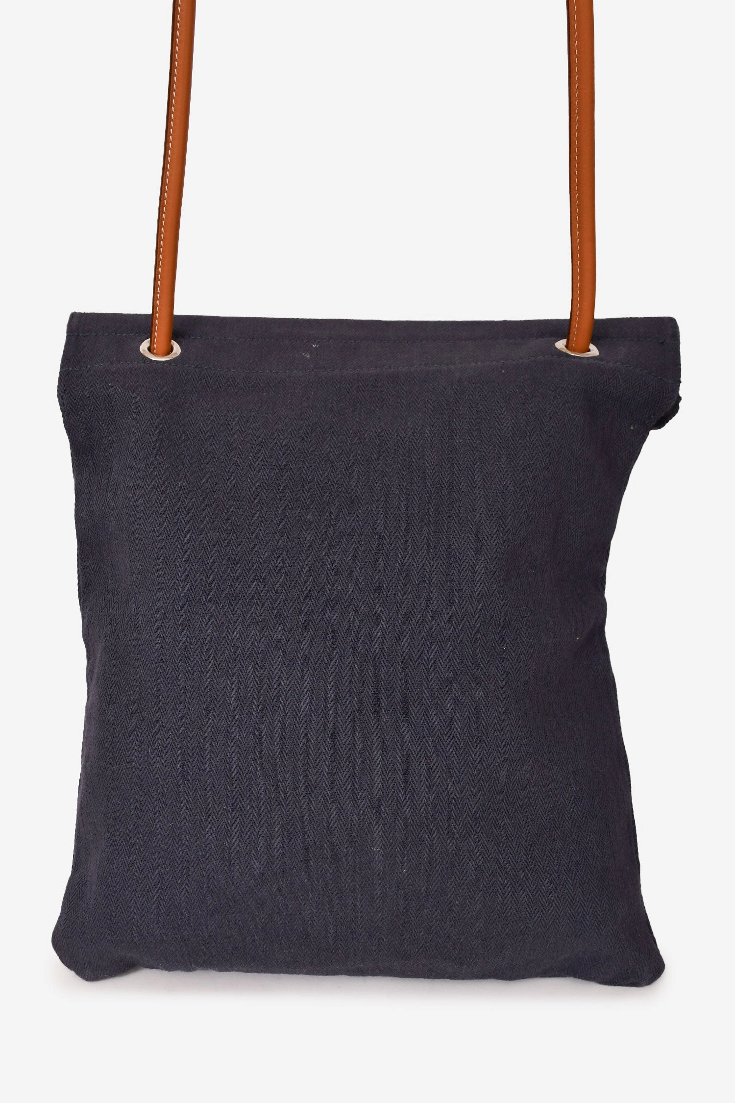 Herms 2019 Navy/Red Canvas Aline Grooming Crossbody Bag