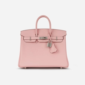 Herms - Birkin 25 - Rose Sakura Swift PHW - Brand new - 2024