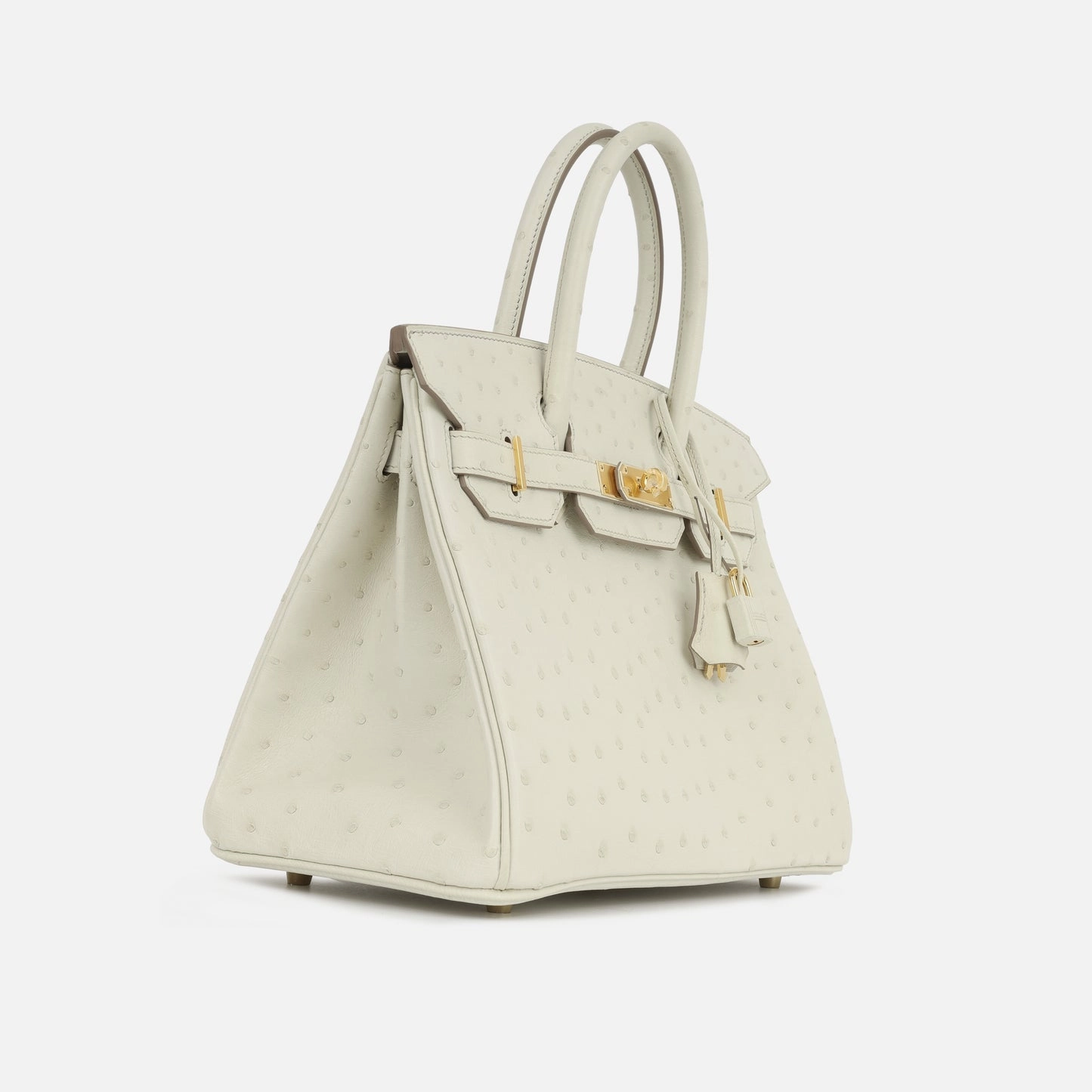 Herms - Birkin 30 - Beton Ostrich GHW - 2024 - Brand New