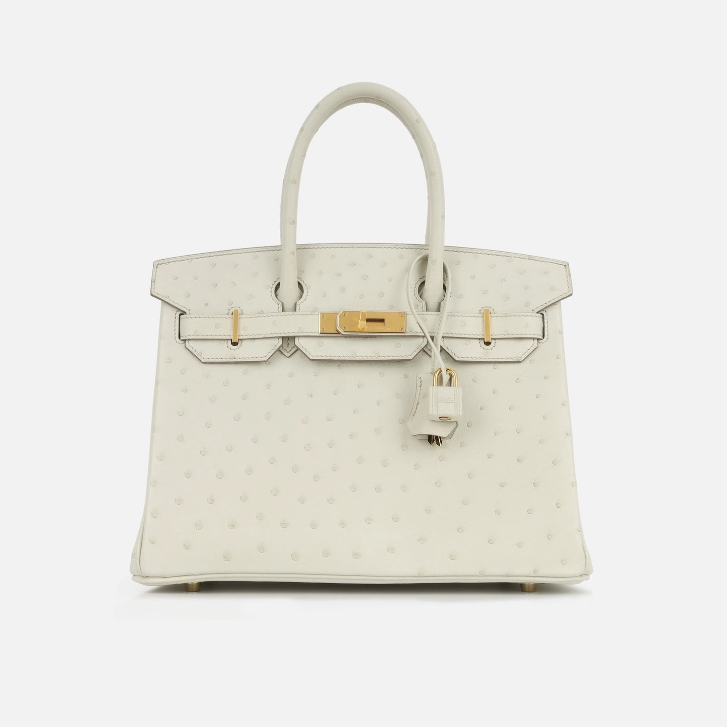 Herms - Birkin 30 - Beton Ostrich GHW - 2024 - Brand New