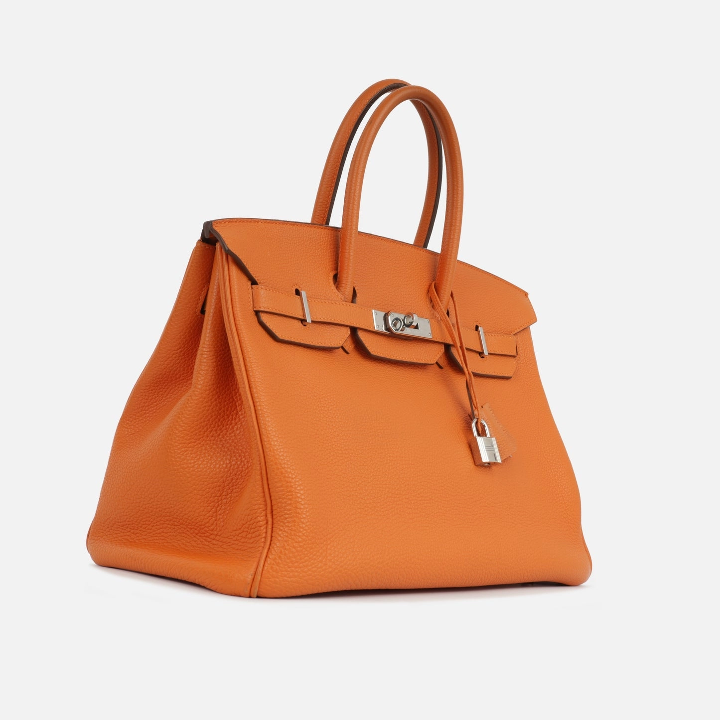 Herms - Birkin 35 - Orange Togo PHW - 2010 - Pre-Loved