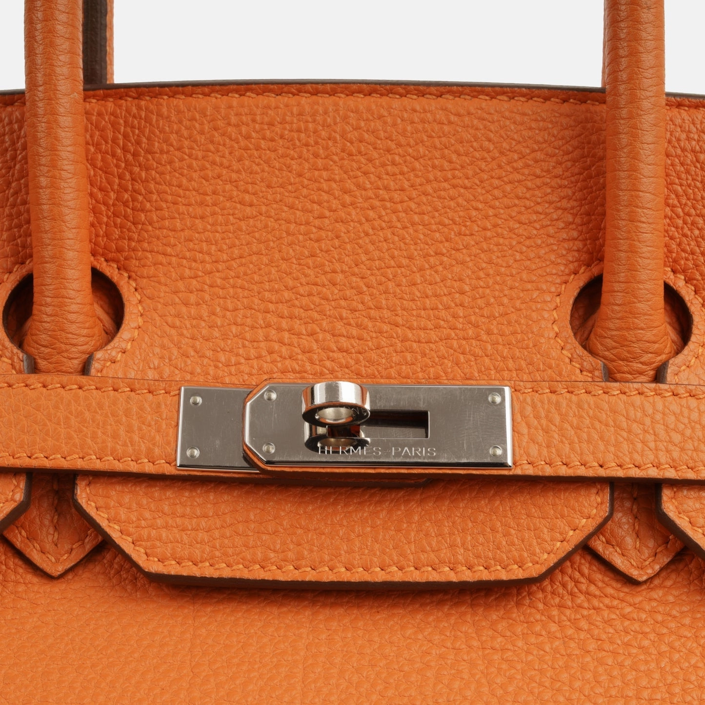 Herms - Birkin 35 - Orange Togo PHW - 2010 - Pre-Loved