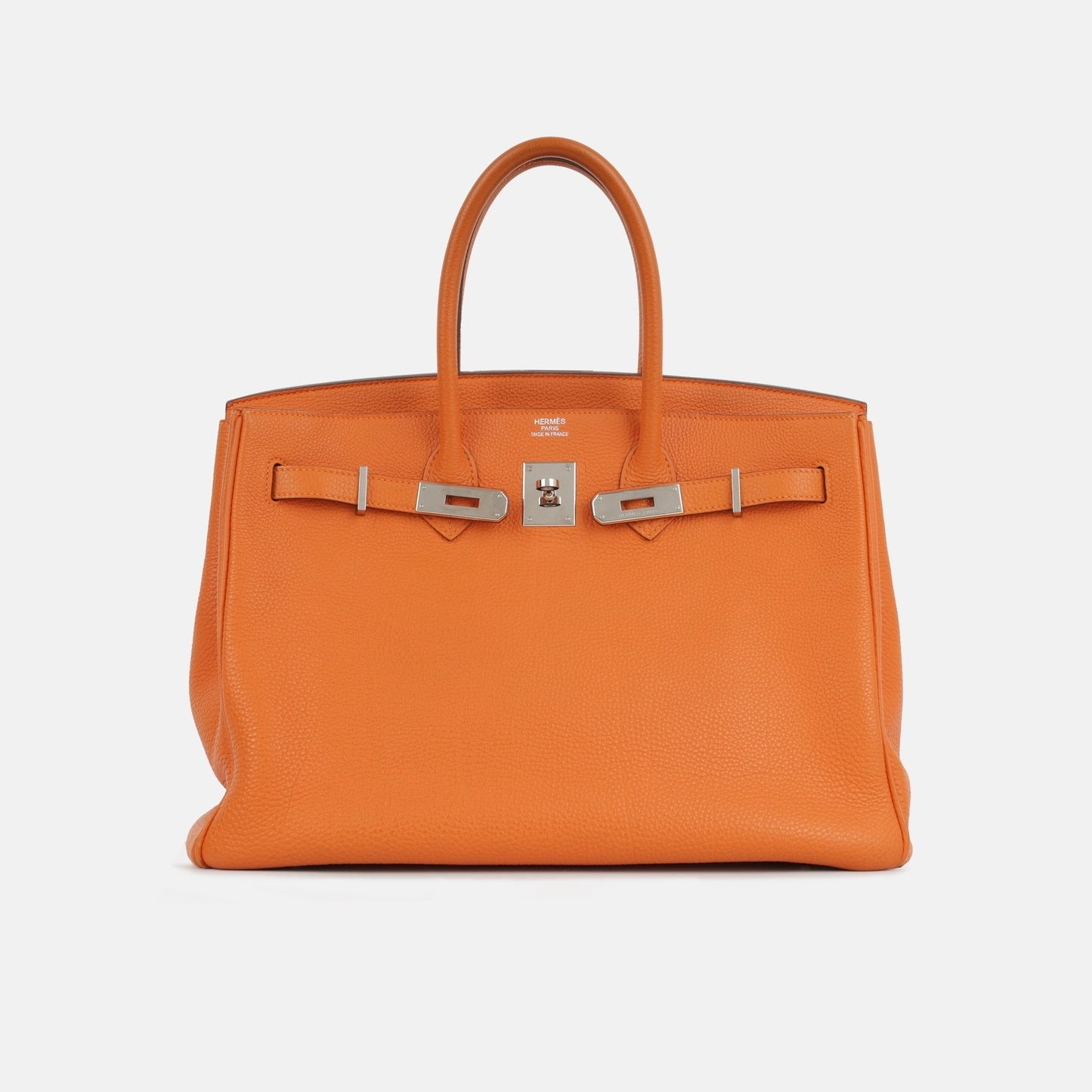 Herms - Birkin 35 - Orange Togo PHW - 2010 - Pre-Loved