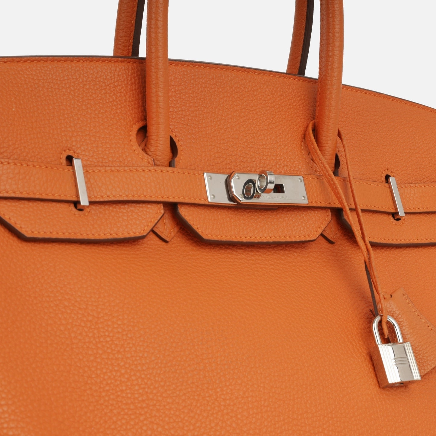 Herms - Birkin 35 - Orange Togo PHW - 2010 - Pre-Loved