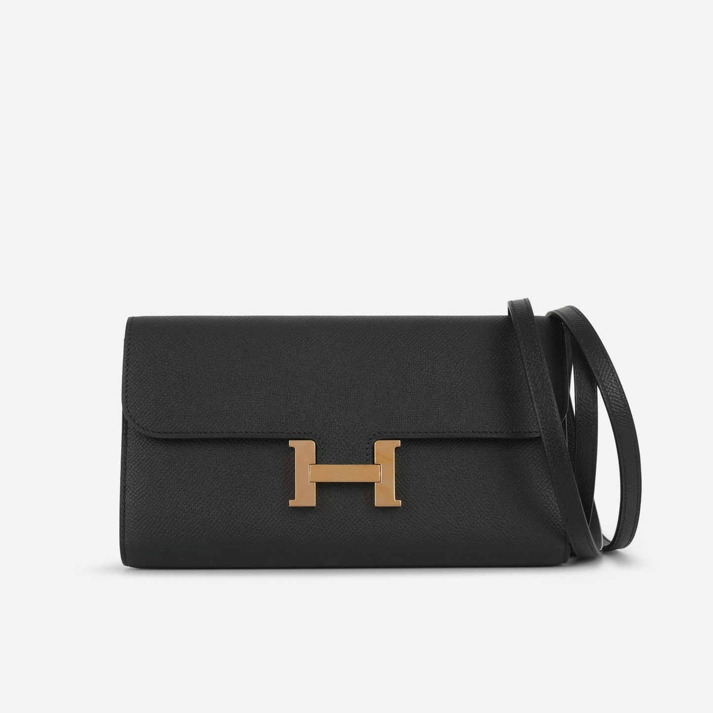 Herms - Constance To Go - Noir Epsom RGHW - Pre-loved - 2020