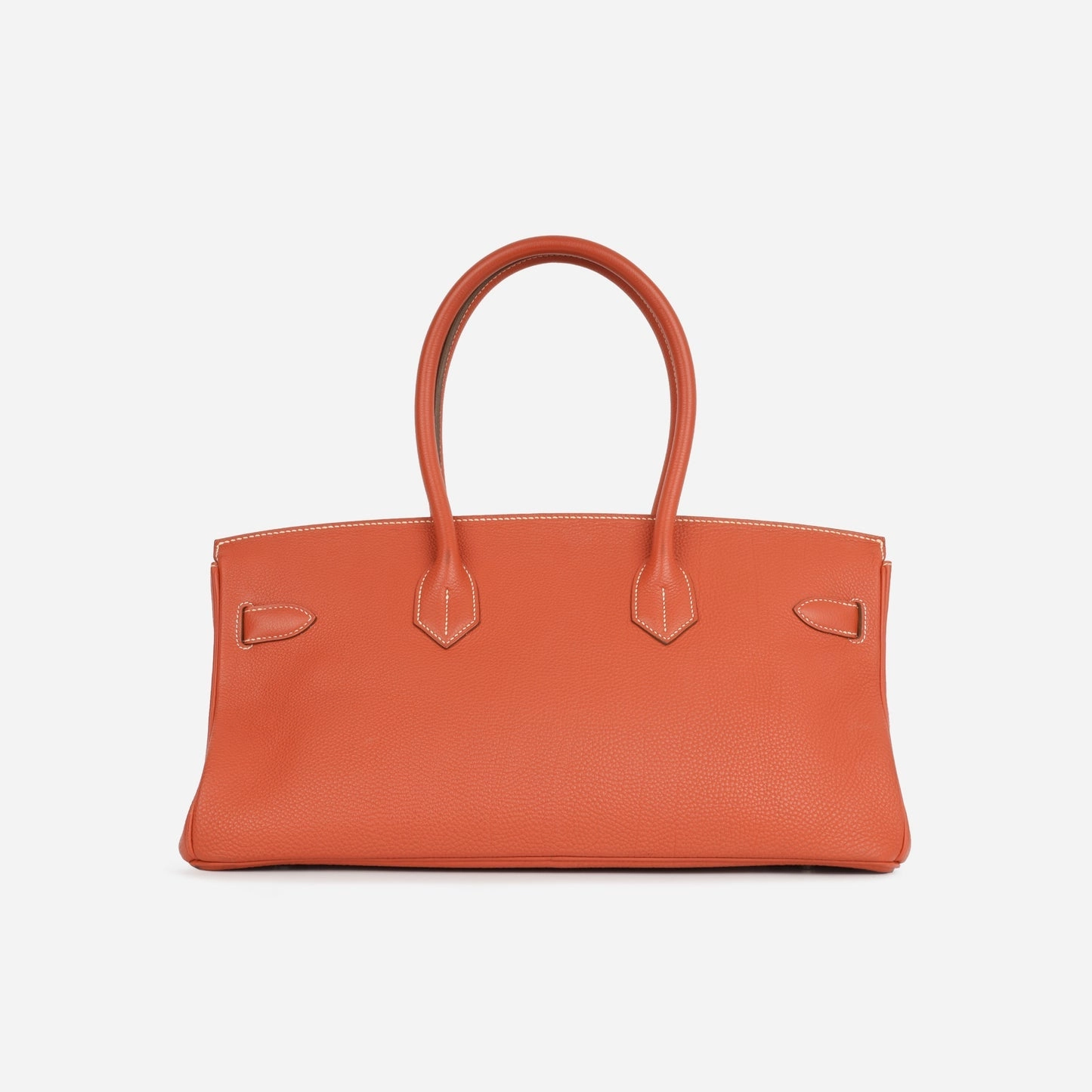 Herms - JPG Shoulder Birkin 42 - Sanguine Togo PHW - 2011 - Pre-Loved