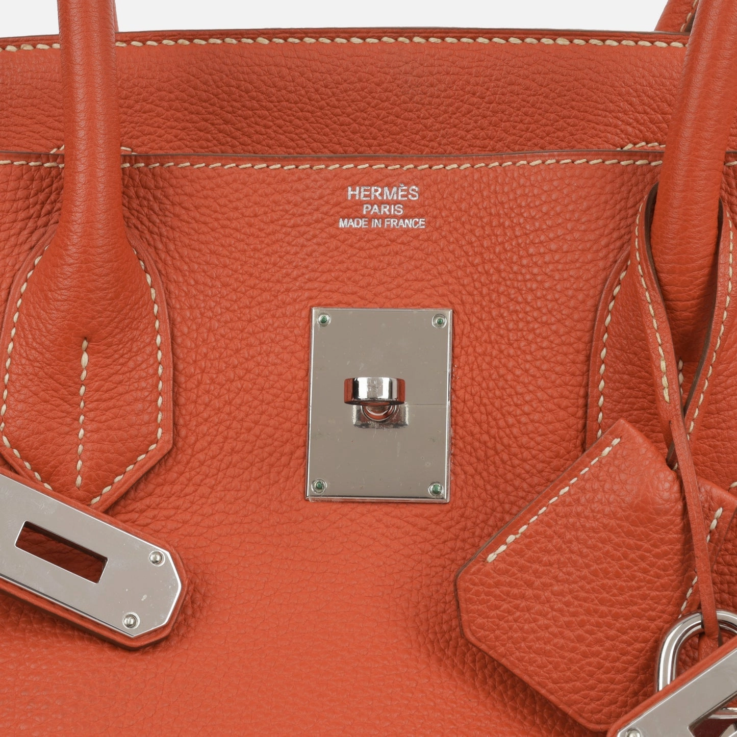 Herms - JPG Shoulder Birkin 42 - Sanguine Togo PHW - 2011 - Pre-Loved