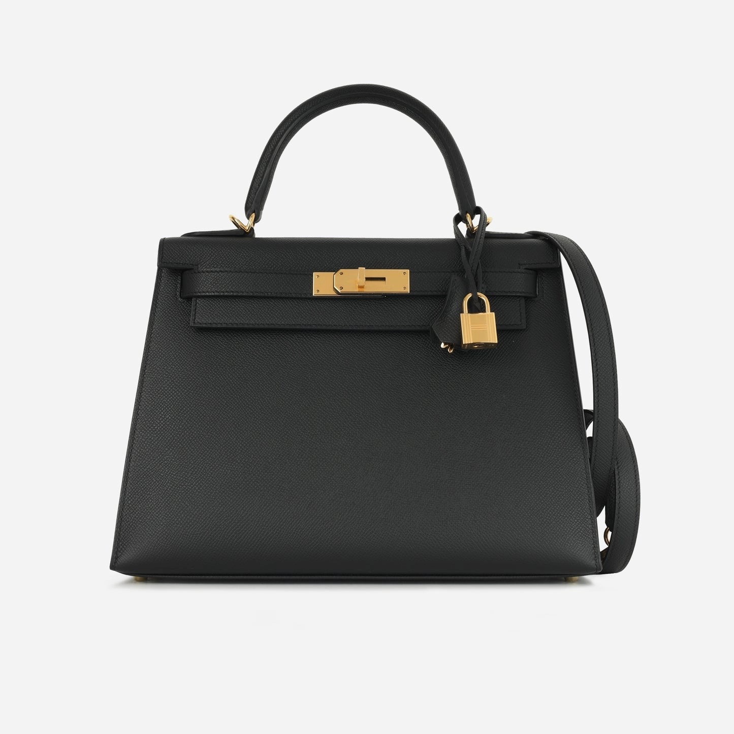 Herms - Kelly 28 - Noir Epsom GHW - Unused - 2022