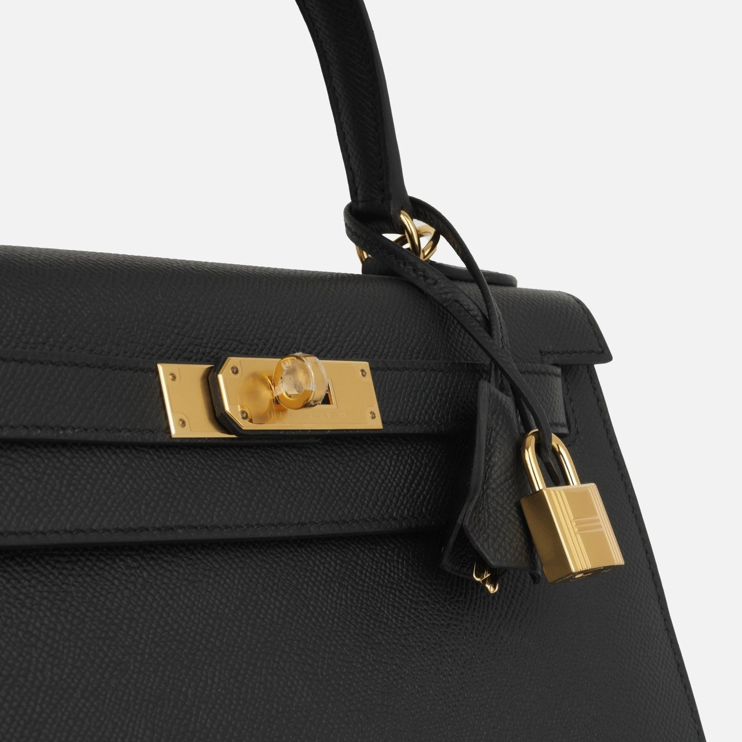 Herms - Kelly 28 - Noir Epsom GHW - Unused - 2022