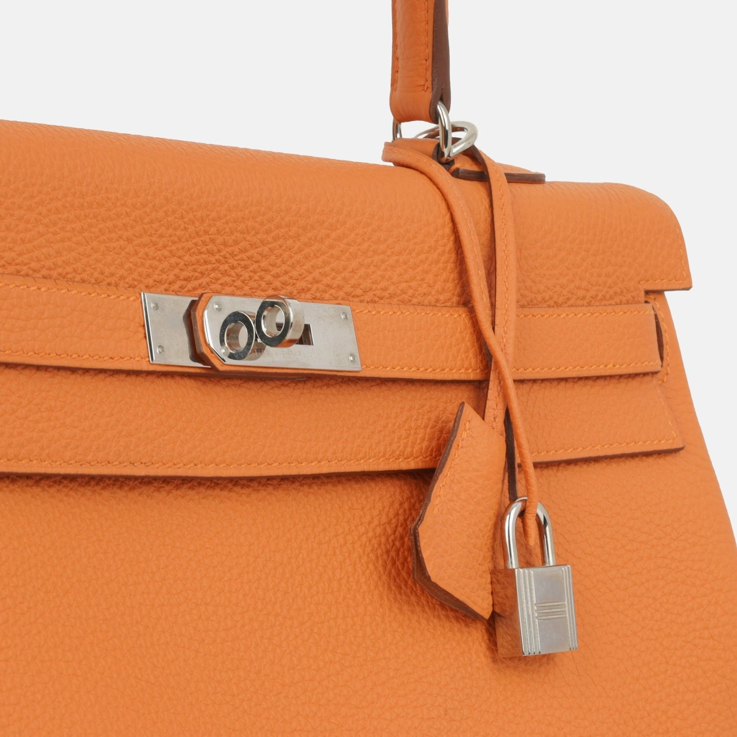 Herms - Kelly 35 - Orange Togo PHW - 2013 - Pre-Loved