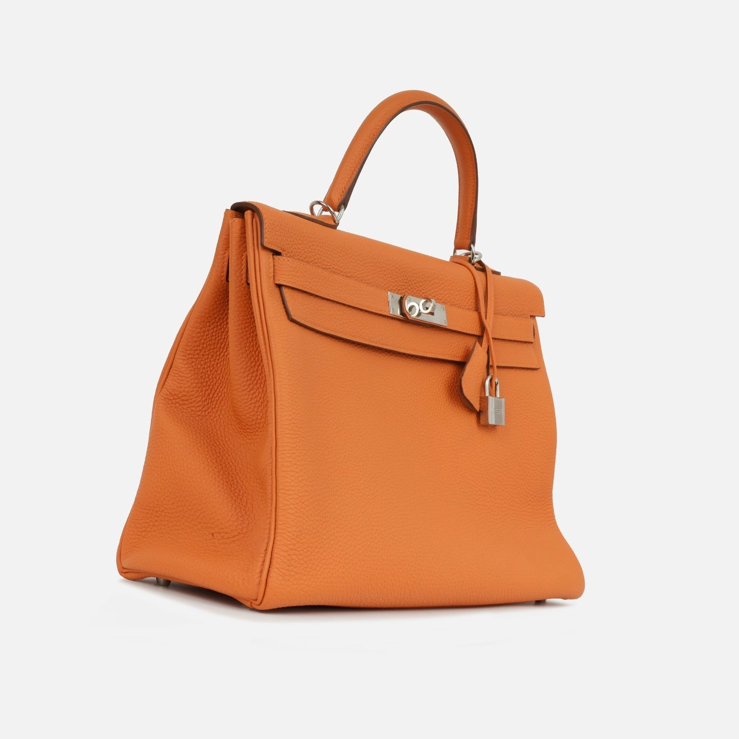 Herms - Kelly 35 - Orange Togo PHW - 2013 - Pre-Loved
