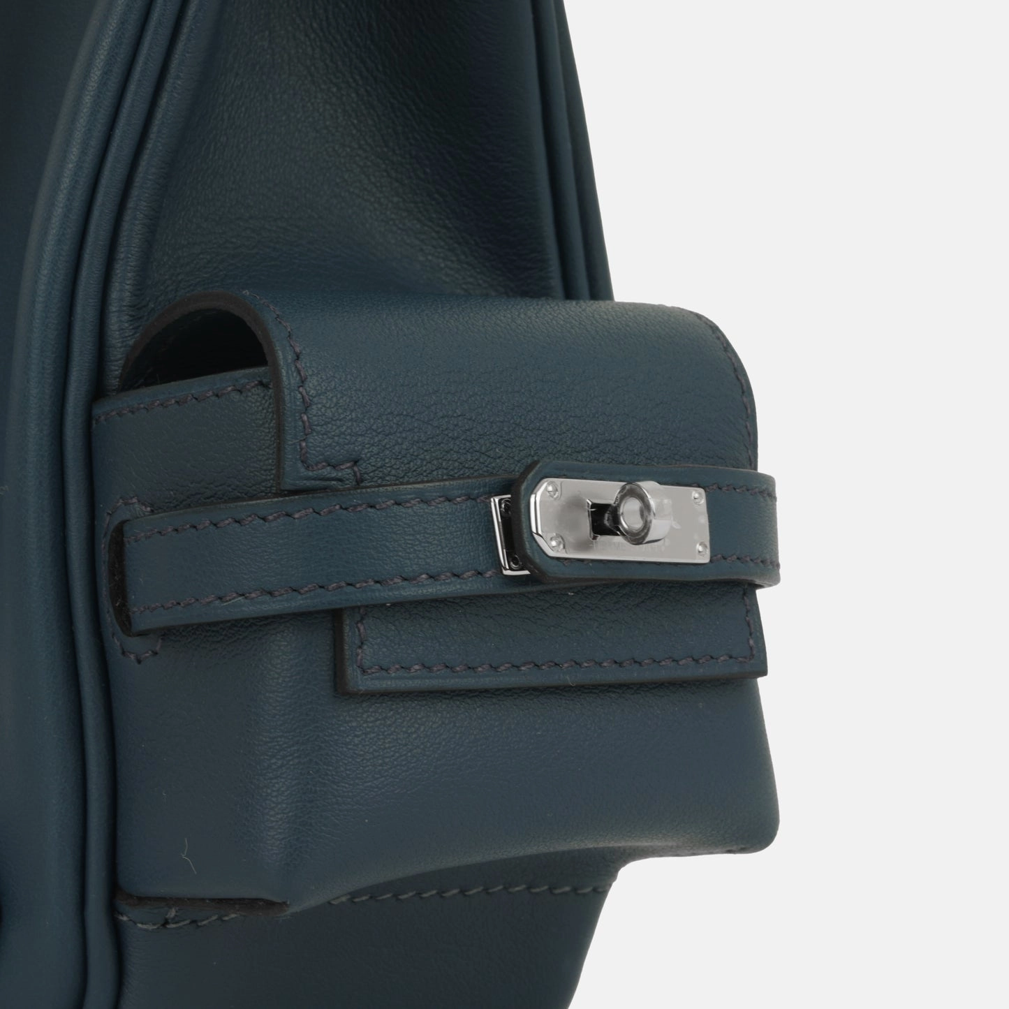 Herms - Kelly Jump Backpack - Bleu de Prusse Swift PHW - Brand New - 2024