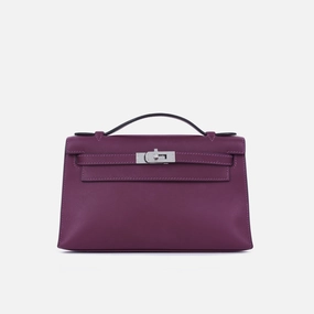 Herms - Kelly Pochette - Anemone Swift PHW - Pre-Loved - 2020