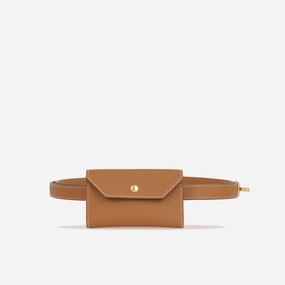Herms - Kelly Pocket Belt - Gold Epsom GHW - Pre-Loved