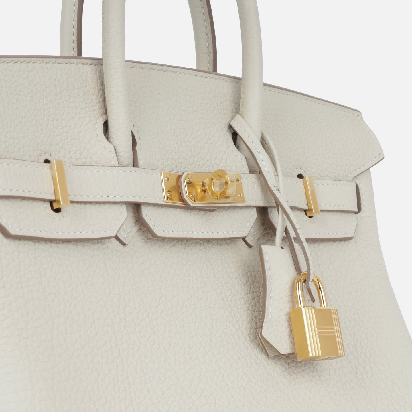 Herms Birkin 25 - Craie Togo GHW - Brand New - 2024