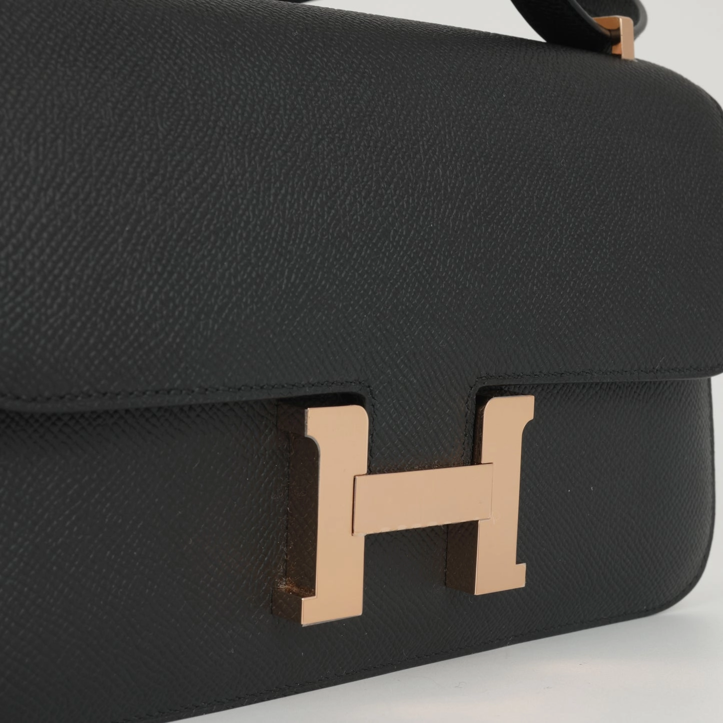 Herms Herms - Constance Elan - Noir Epsom RGHW - Brand New - 2024