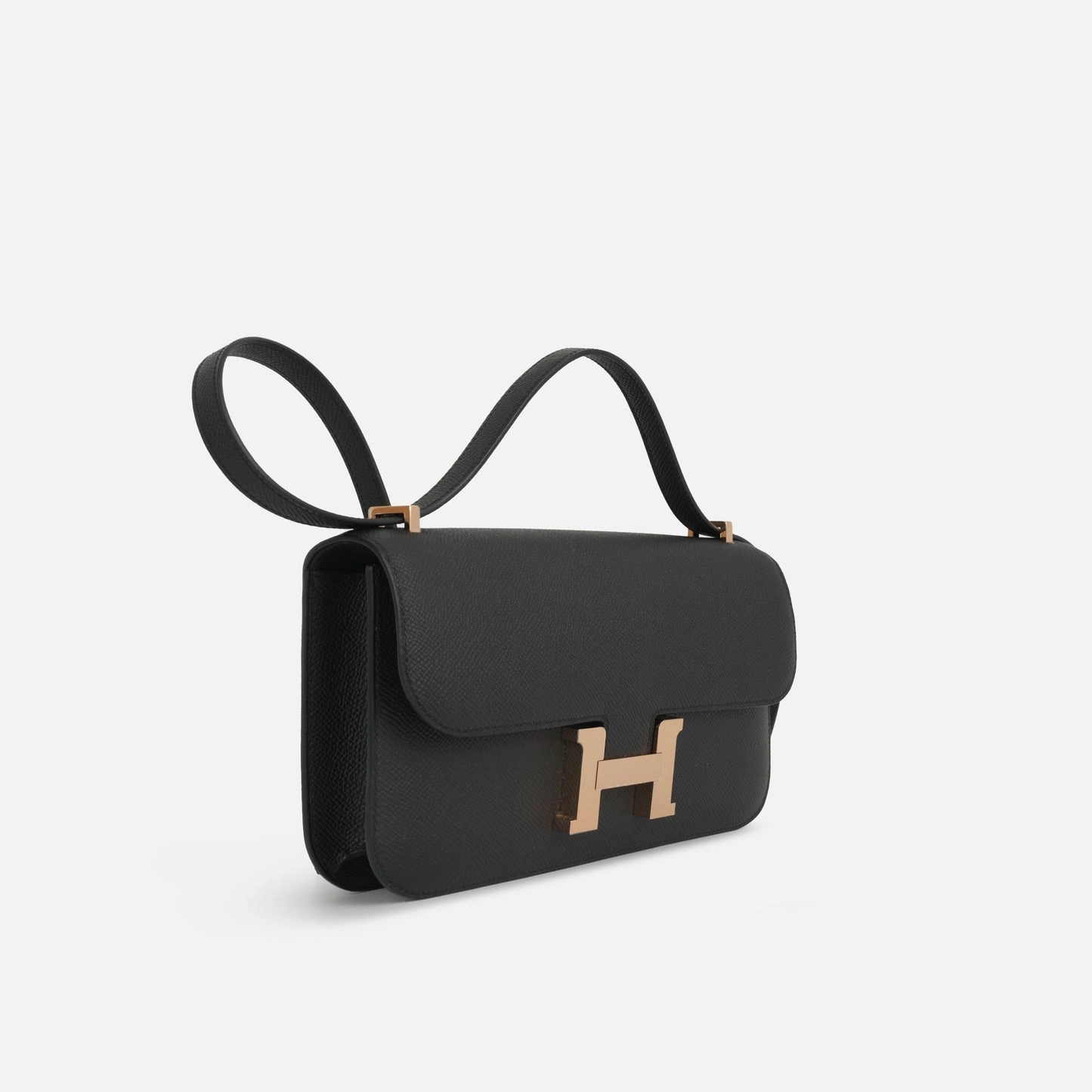 Herms Herms - Constance Elan - Noir Epsom RGHW - Brand New - 2024