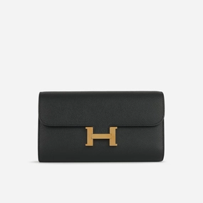 Herms Herms - Constance To Go - Noir Epsom GHW - Pre Loved - 2021