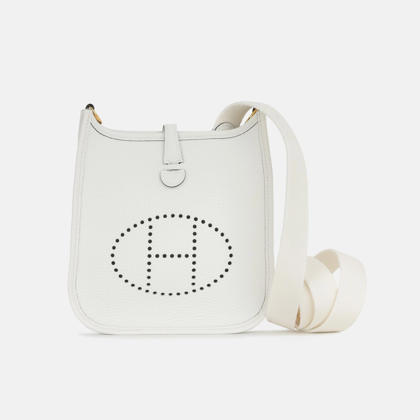 Herms Herms - Evelyne TPM - New White Clemence - GHW - Brand New