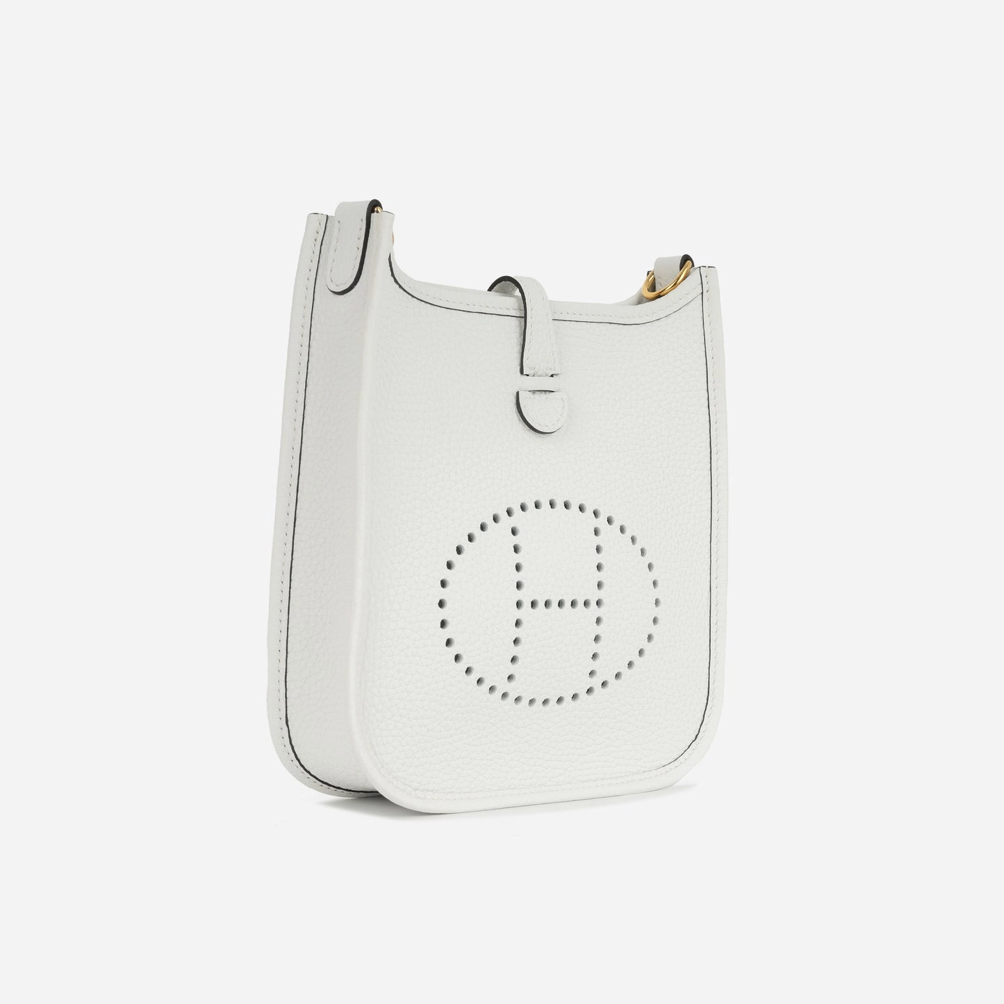 Herms Herms - Evelyne TPM - New White Clemence - GHW - Brand New