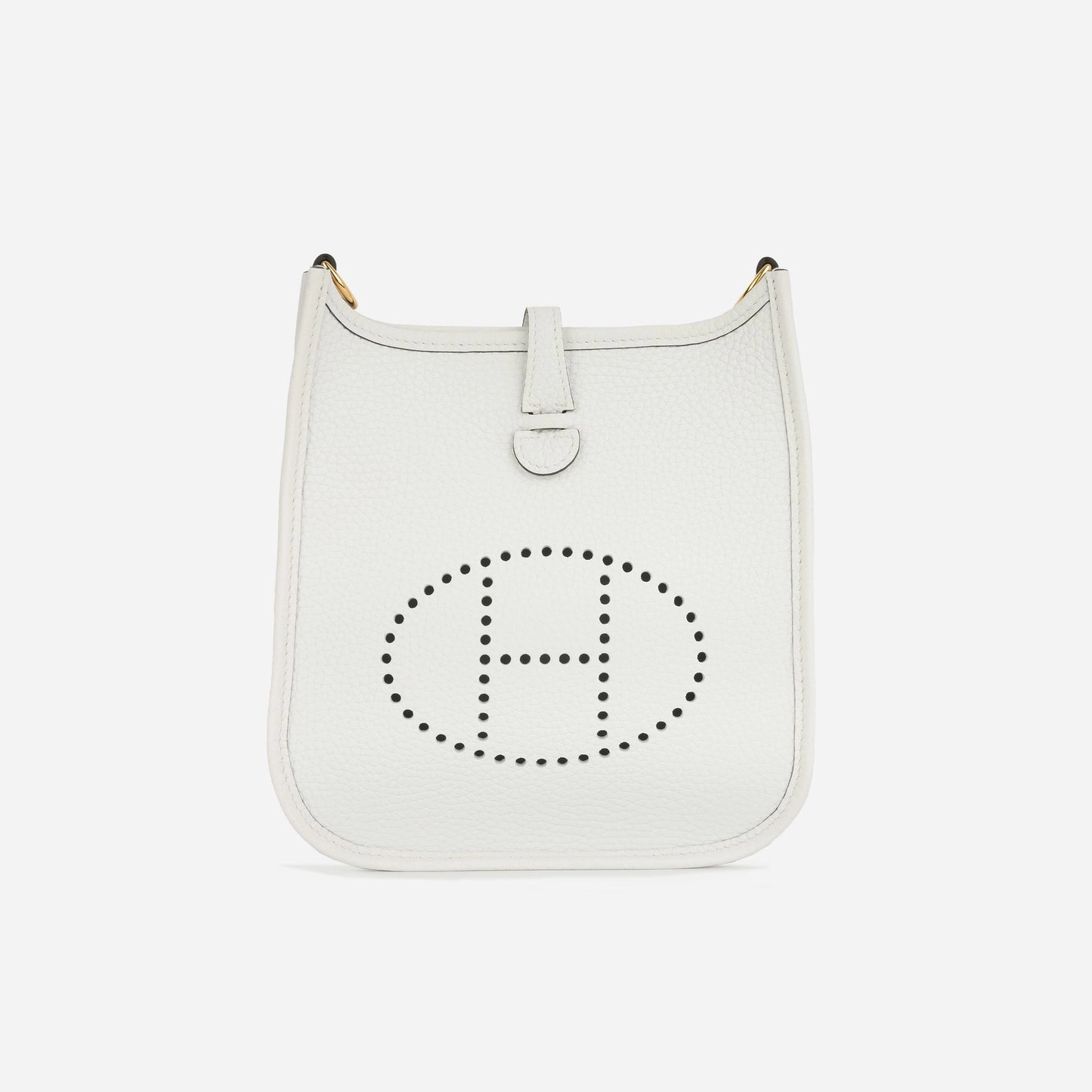 Herms Herms - Evelyne TPM - New White Clemence - GHW - Brand New