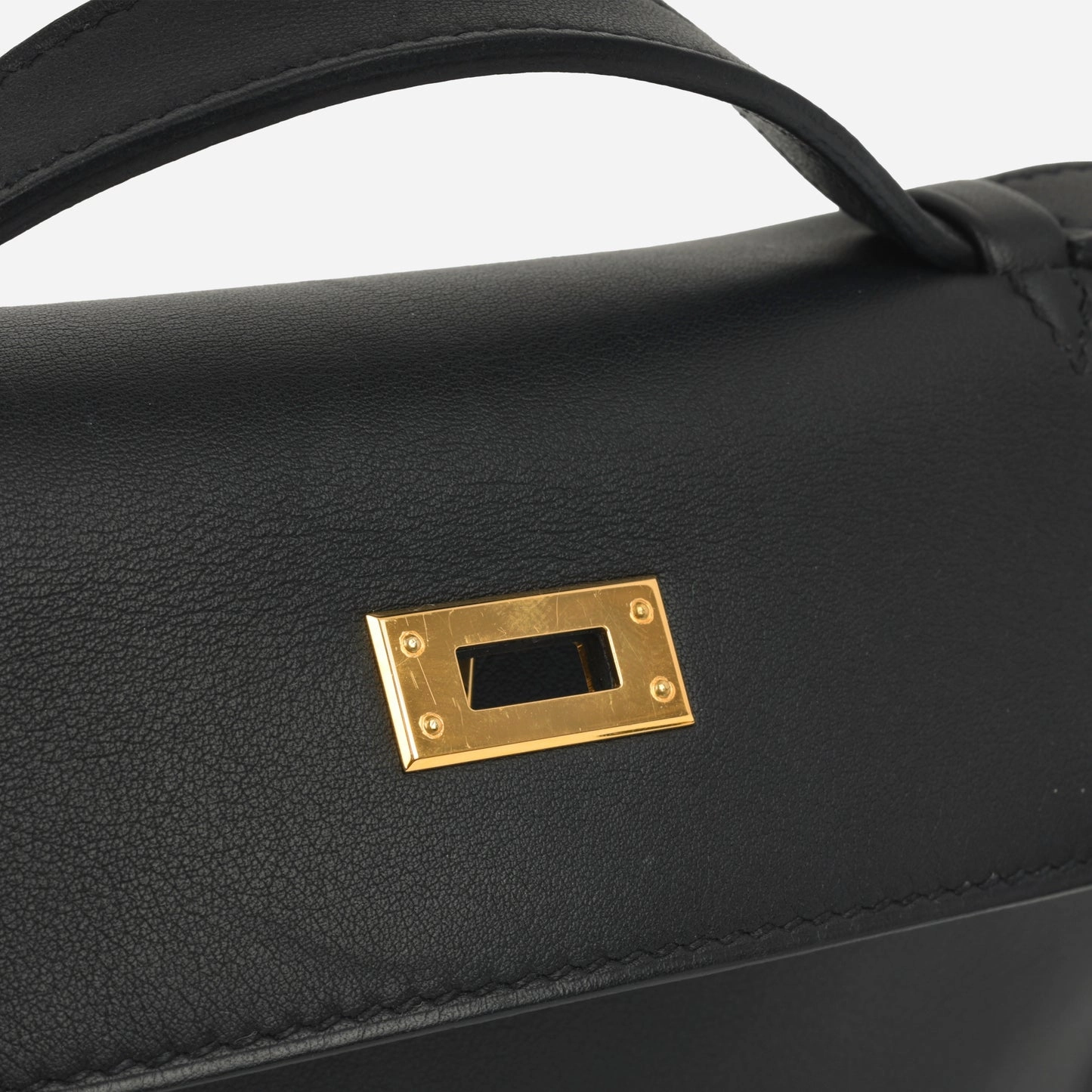 Herms Herms - Kelly Pochette - Noir Swift GHW - 2022 - Pre-Loved