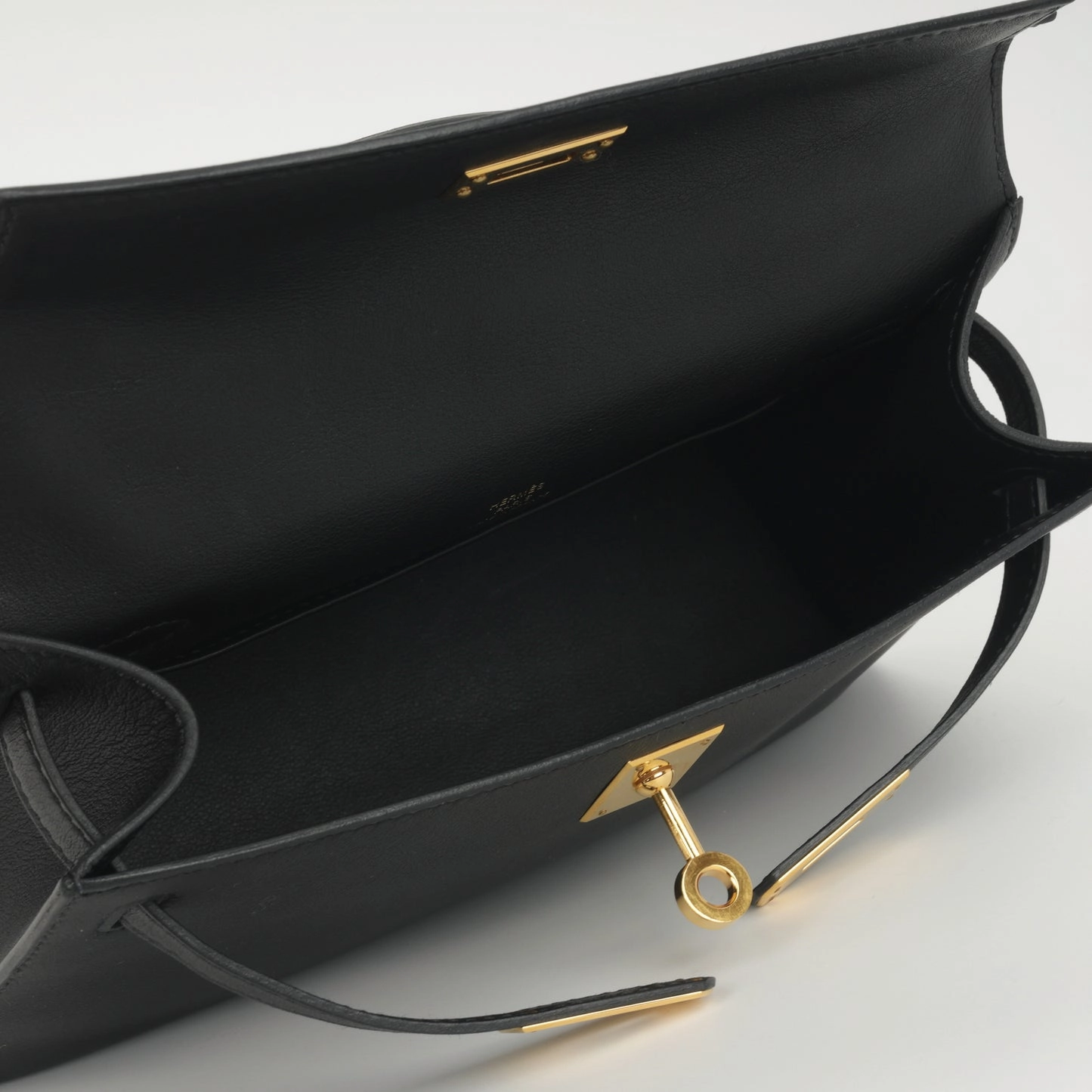 Herms Herms - Kelly Pochette - Noir Swift GHW - 2022 - Pre-Loved