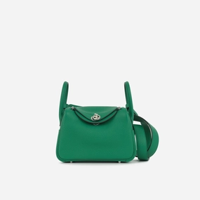 Herms Herms - Mini Lindy - Vert Vertigo Clemence PHW - Brand new - 2024