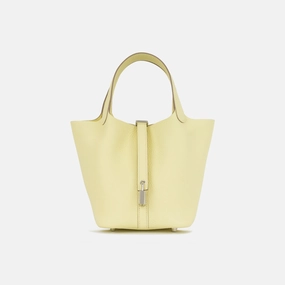 Herms Herms - Picotin 18 - Jaune Milton Clemence PHW - Brand New - 2024