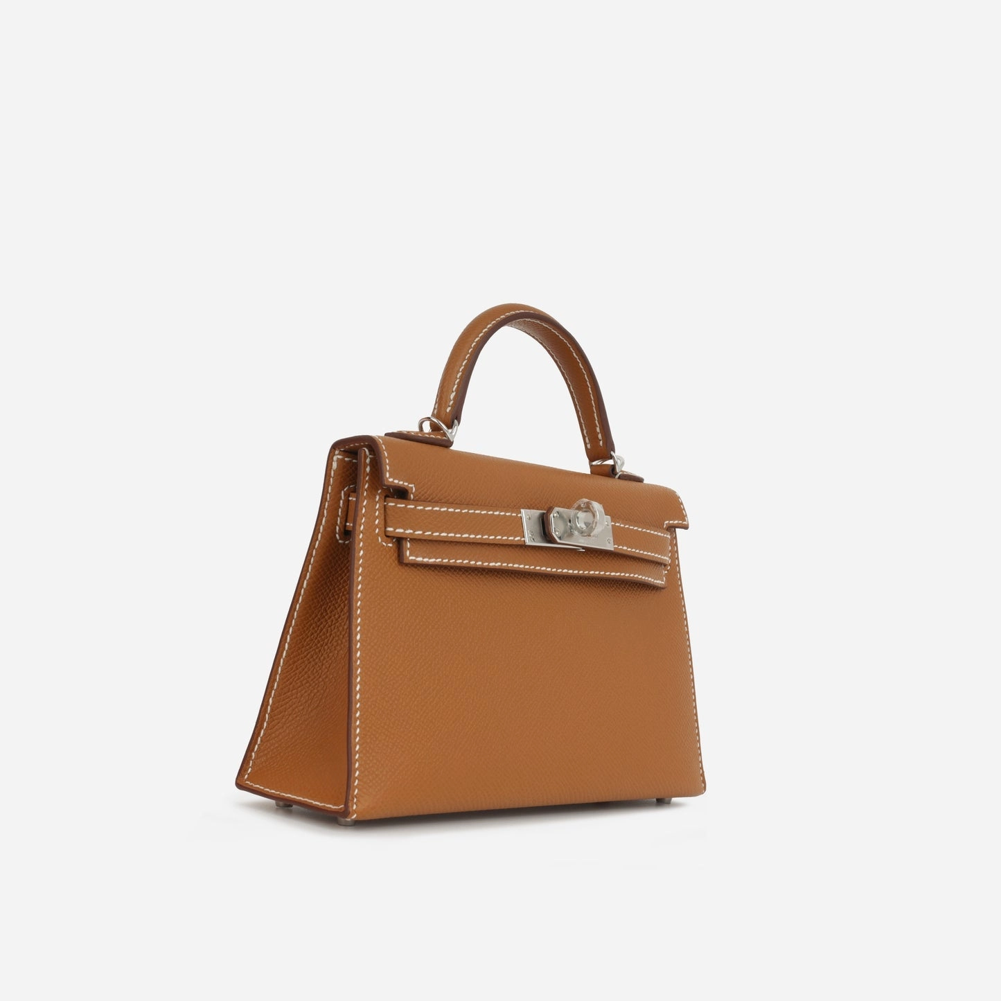 Herms Herms Mini Kelly - Gold Epsom Palladium