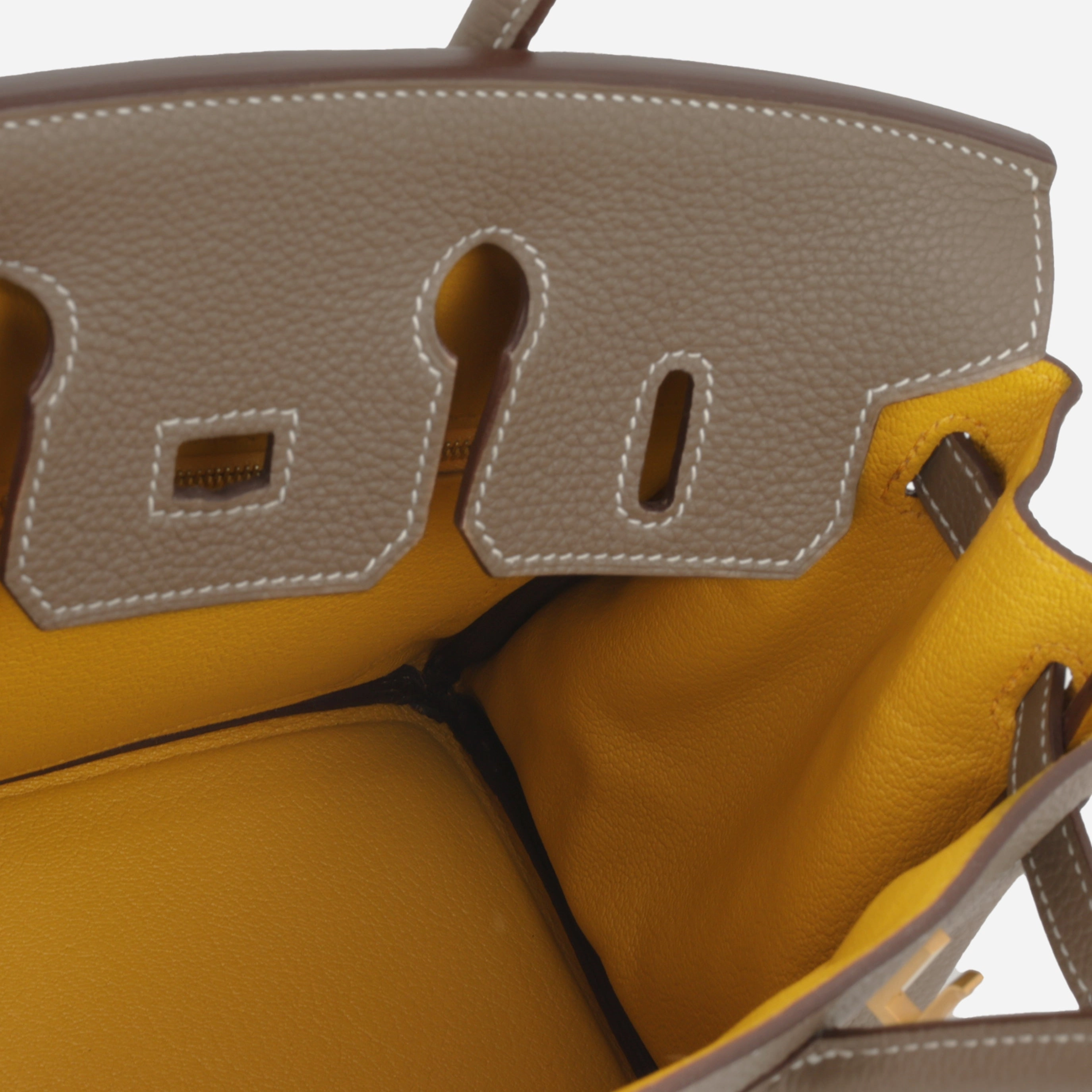 Herms HSS Birkin 25 - Etoupe / Jaune Ambre