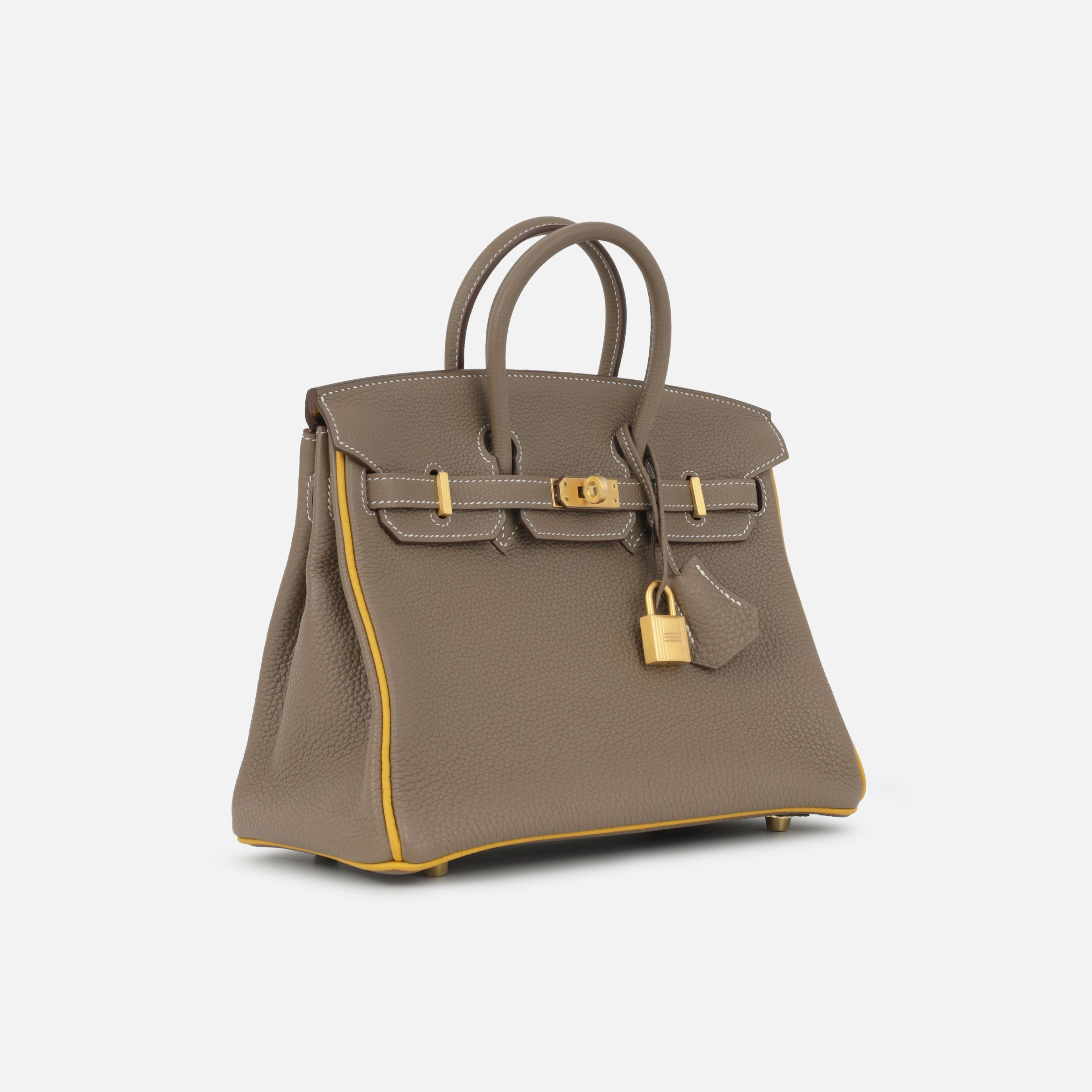 Herms HSS Birkin 25 - Etoupe / Jaune Ambre