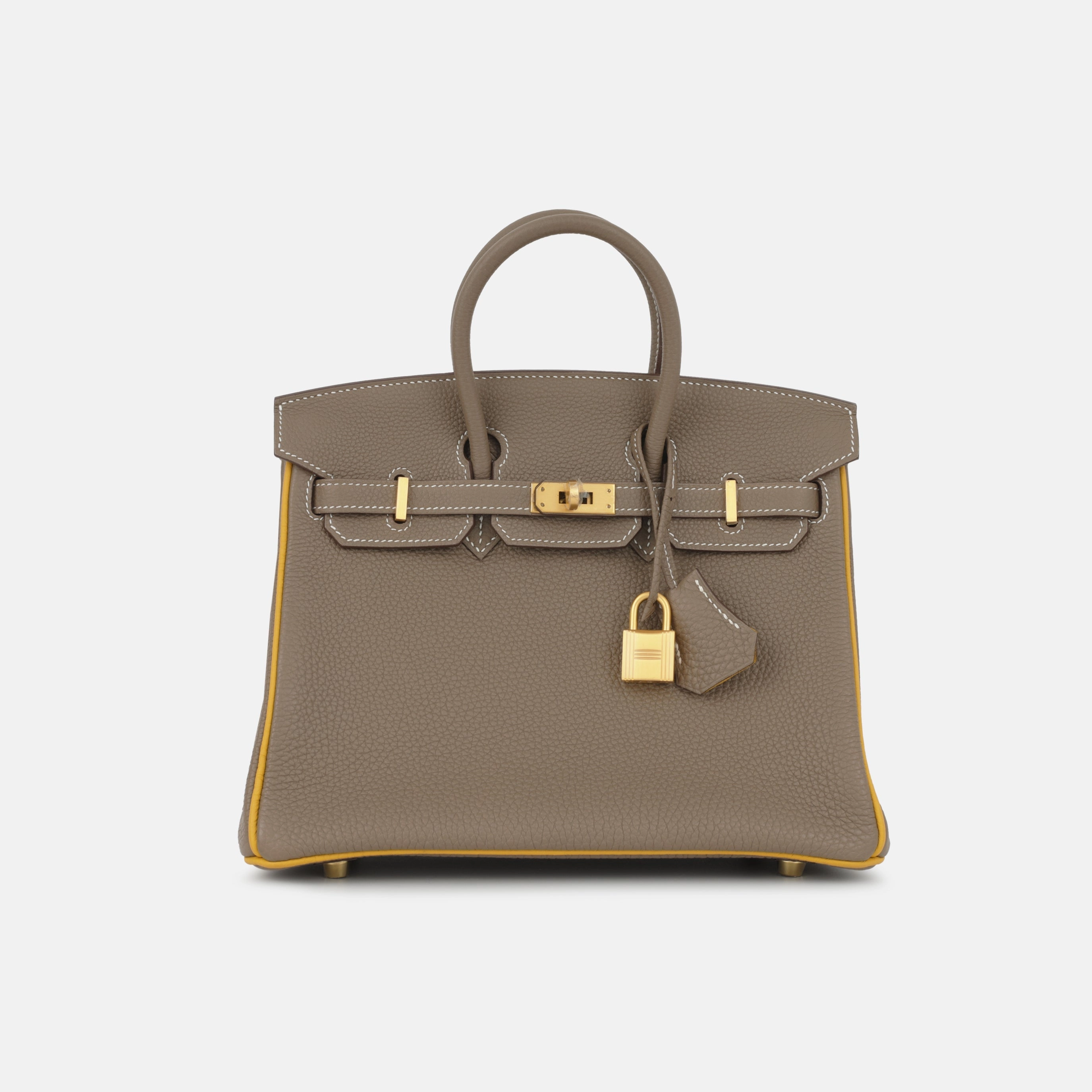 Herms HSS Birkin 25 - Etoupe / Jaune Ambre